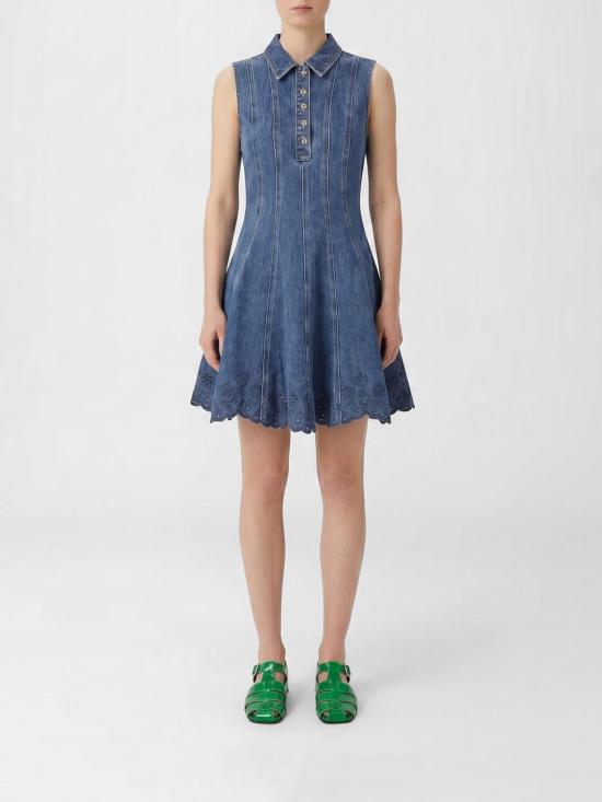 26SS 셀프 포트레이트 데님 원피스 SS26820S Blue