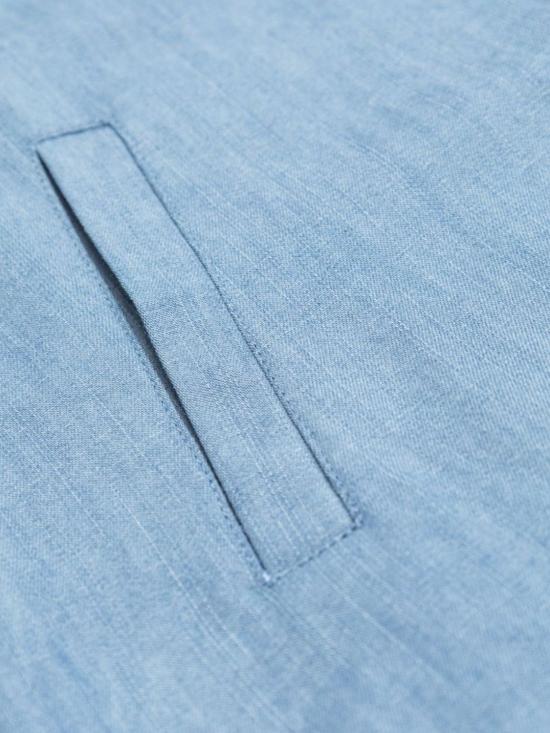 26SS [키즈] 발망 셔츠 BY5P50P0588 653BC Gnawed Blue - BALMAIN