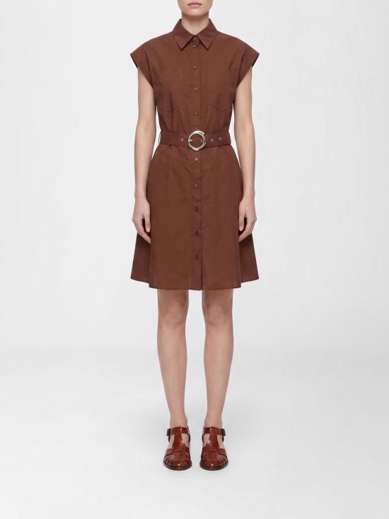 26SS 리우조 미디 원피스 CA6365TS246 09032 Brown