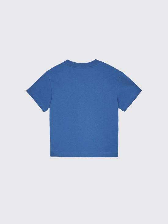 26SS [키즈] 팜앤젤스 티셔츠 PBAA003S26JER002 060 Blue - PALM ANGELS