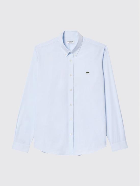 26SS 라코스테 레귤러 핏 프리미엄 코튼 셔츠 CH2933 HBP Navy - LACOSTE