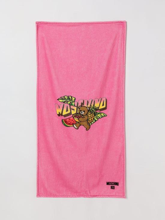 26SS [키즈] 모스키노 비치용품 HTX01BLGA24 50533 Pink - MOSCHINO