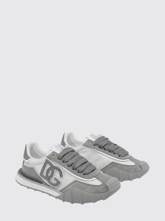 26SS 돌체앤가바나 DG 애슬레틱 패브릭 스니커즈 CK2384A6N71 8K044 Grey - DOLCE & GABBANA