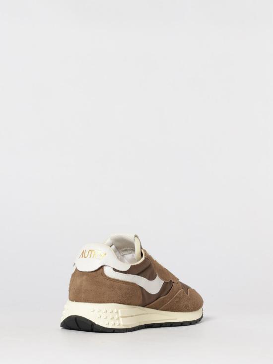 26SS 오트리 릴윈드 로우 나일론 스웨이드 스니커즈 WWLMNC39 Brown - AUTRY