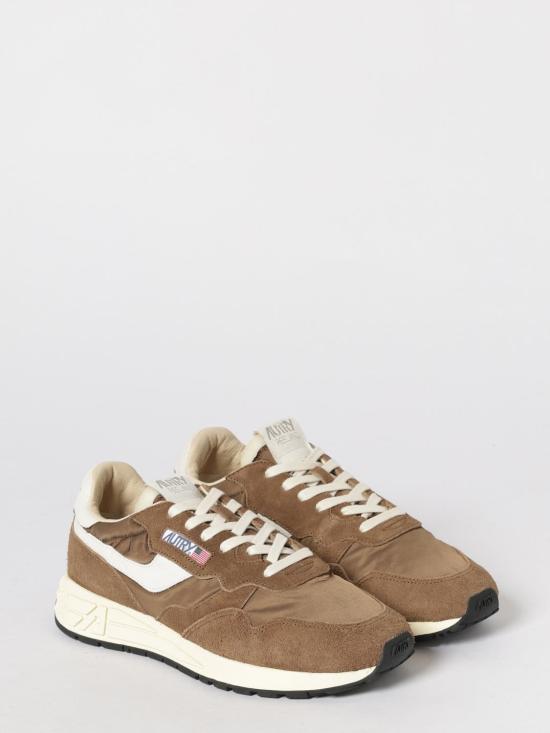 26SS 오트리 릴윈드 로우 나일론 스웨이드 스니커즈 WWLMNC39 Brown - AUTRY