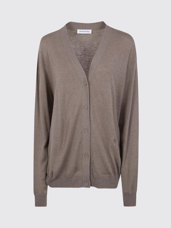 26SS 더프랭키샵 가디건 CAFS22139215 MOCHA Brown - THE FRANKIE SHOP