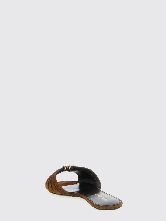 26SS 생로랑 뮬/슬리퍼 86965827D00 2319 Brown - SAINT LAURENT