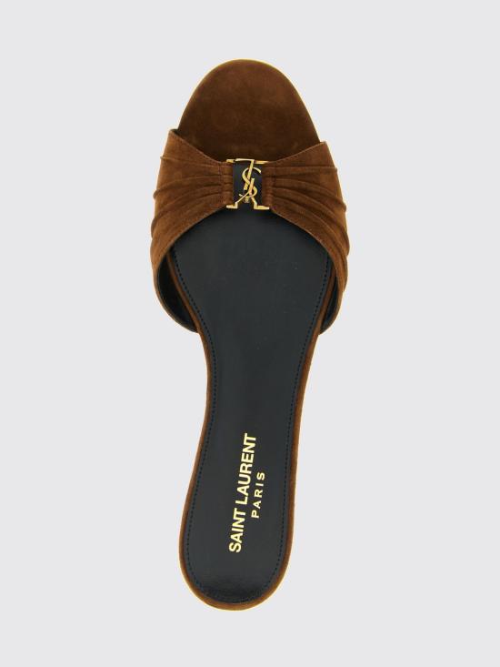 26SS 생로랑 뮬/슬리퍼 86965827D00 2319 Brown - SAINT LAURENT