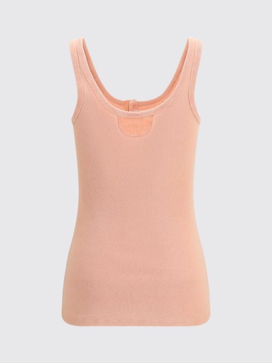 26SS 끌로에 민소매 티셔츠 CH26UJH02089 81Q Coral - CHLOE