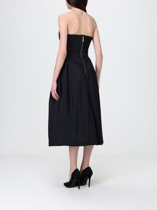26SS 엘리자베타프랜치 롱 원피스 AB94262E2 110 Black - ELISABETTA FRANCHI