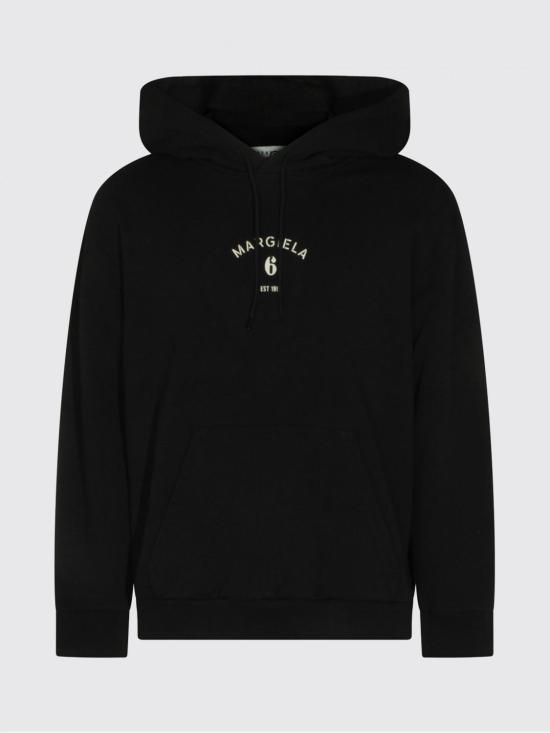 26SS MM6 메종마르지엘라 후드 티셔츠 SH2GU0031M25014 900 Black - MM6 MAISON MARGIELA