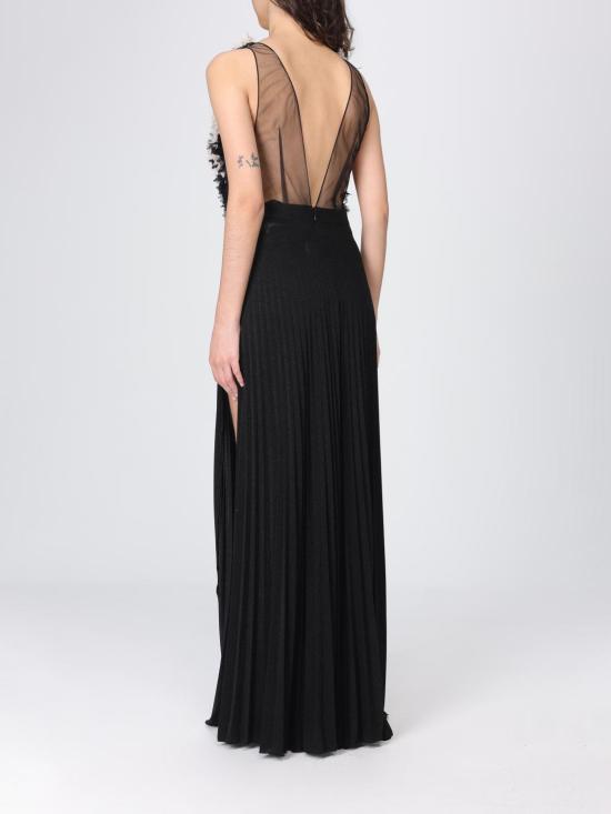 26SS 엘리자베타프랜치 롱 원피스 ABR4462E2 685 Black - ELISABETTA FRANCHI