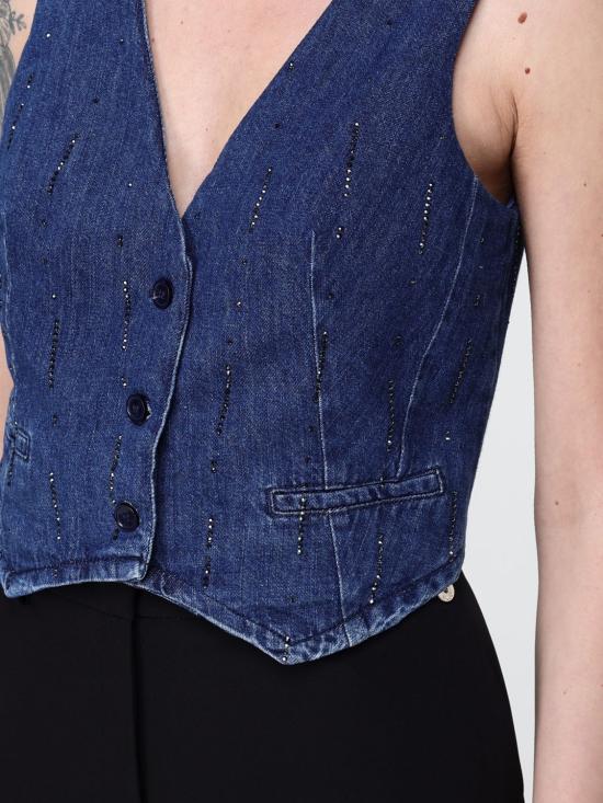 26SS 리우조 베스트 UA6188D0315 78033 Denim - LIU JO