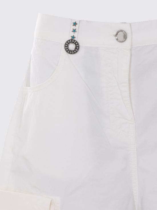 26SS 핑코 숏팬츠 106820A3AW Z05 White - PINKO