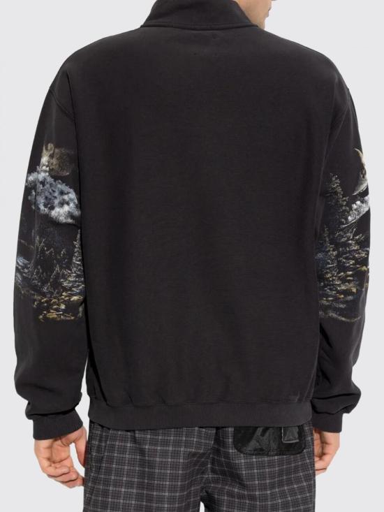 26SS 로아 긴팔 티셔츠 YBMW038FA35 BLK0020 Black - ROA