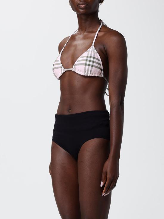 26SS 버버리 체크 비키니 탑 8123657 Pink - BURBERRY