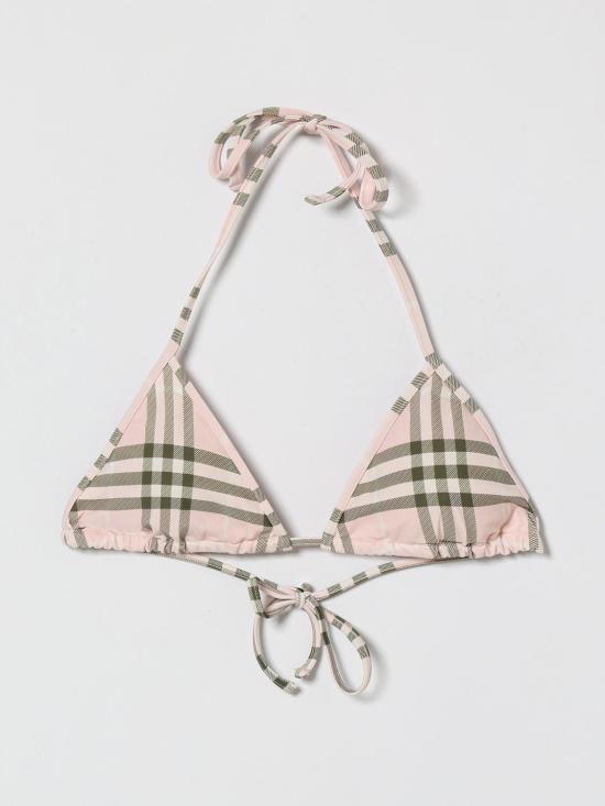 26SS 버버리 체크 비키니 탑 8123657 Pink - BURBERRY