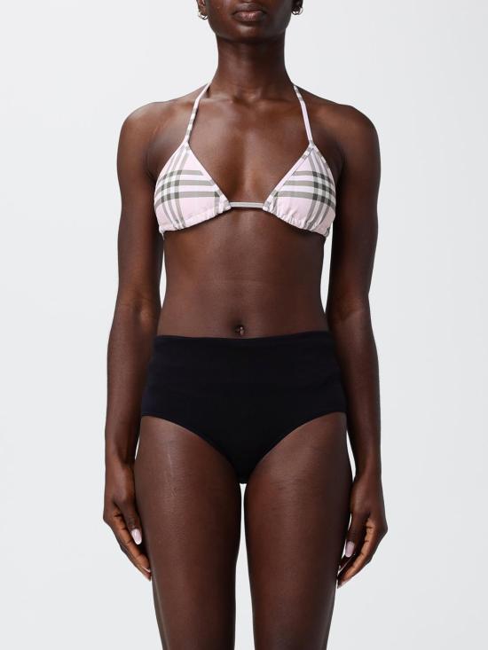 26SS 버버리 체크 비키니 탑 8123657 Pink