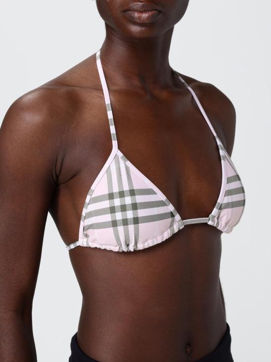 26SS 버버리 체크 비키니 탑 8123657 Pink - BURBERRY