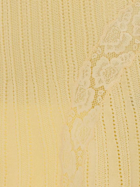 26SS 셀프 포트레이트 미디 스커트 SS26049SKY Yellow - SELF PORTRAIT