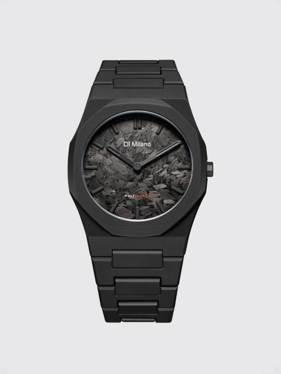26SS D1밀라노 손목시계 D1PCBJCR POLY CARBONIUM Black