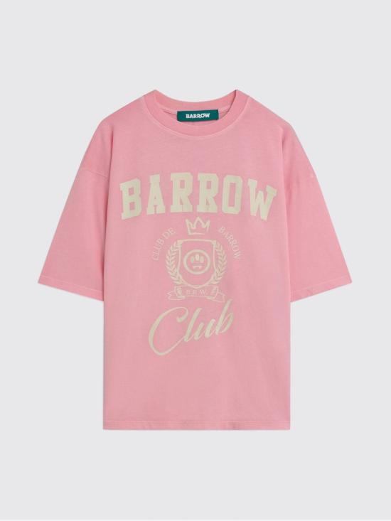 26SS 바로우 반팔 티셔츠 S6BWUATH019 049 Blush Pink - BARROW