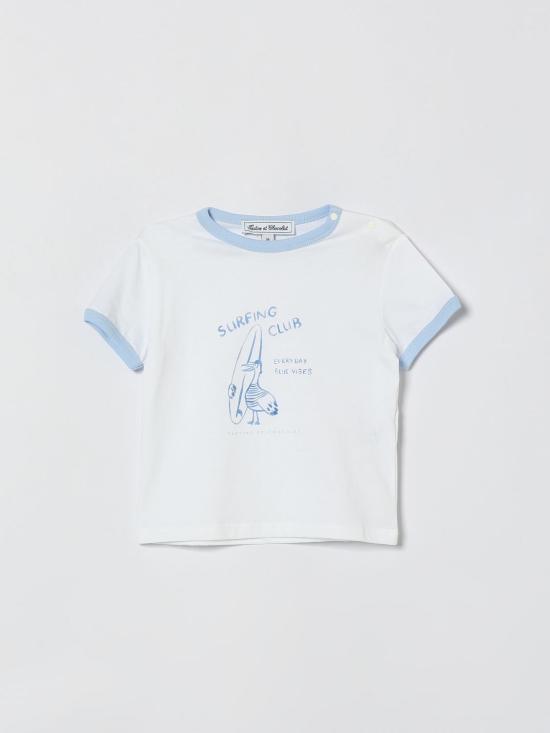 26SS [키즈] 타티네쇼콜라 티셔츠 CC10021 01 White