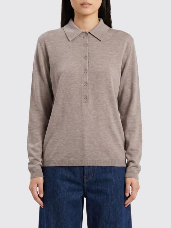 26SS 더프랭키샵 폴로 티셔츠 POFS21841239 TAUPE MELANGE Brown