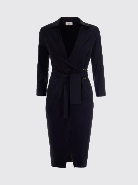 26SS 엘리자베타프랜치 미디 원피스 AB95562E2 110 Black - ELISABETTA FRANCHI