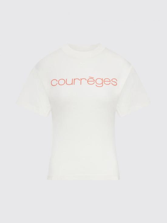 26SS 쿠레쥬 반팔 티셔츠 226JTS168JS0233 0001 White - COURREGES