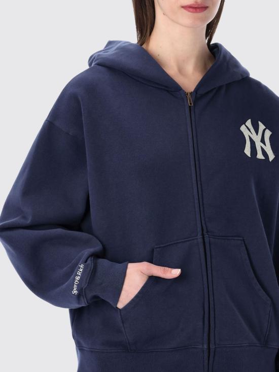 26SS 스포티앤리치 후드 티셔츠 ST088610300BL106 3902 Blue - SPORTY & RICH