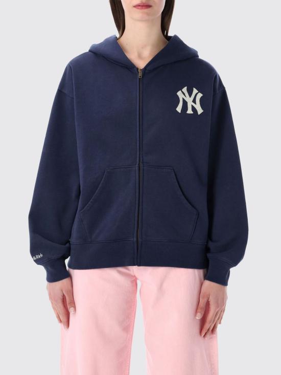 26SS 스포티앤리치 후드 티셔츠 ST088610300BL106 3902 Blue