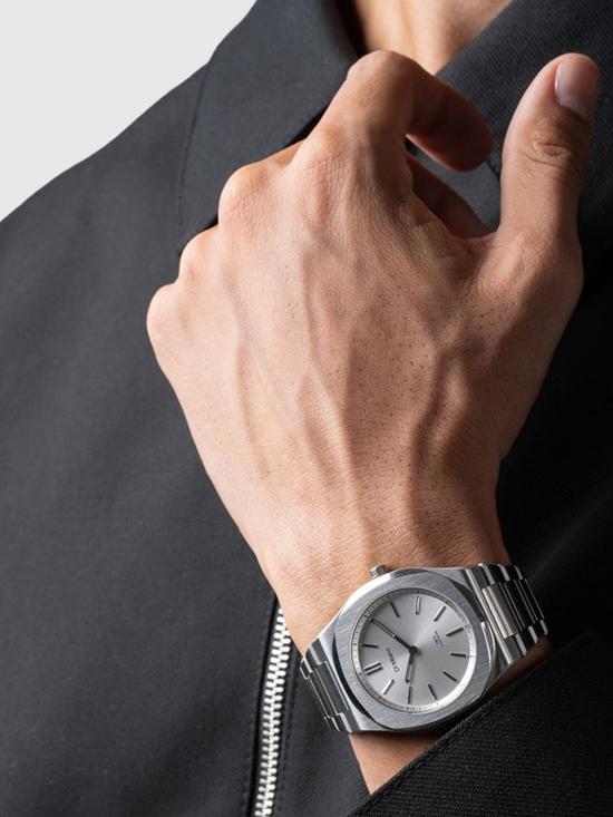 26SS D1밀라노 손목시계 D1UHBJ02 GROOVY SILVER Grey - D1 MILANO