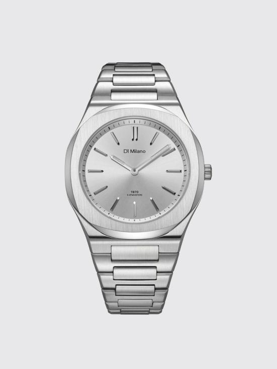 26SS D1밀라노 손목시계 D1UHBJ02 GROOVY SILVER Grey