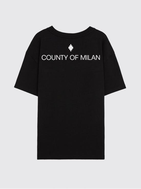 26SS 컨트리 오브 밀란 반팔 티셔츠 S6CMMATH050 110 Black - COUNTY OF MILAN