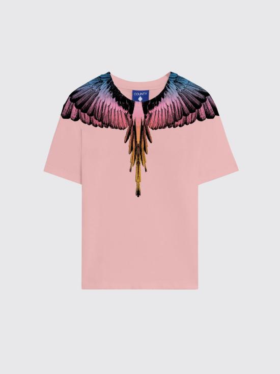 26SS [키즈] 컨트리 오브 밀란 티셔츠 S6CMJGTH071 041 Pink