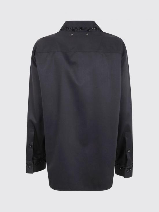 26SS 골든구스 블라우스 GWP02586P002314 90100 Black - GOLDEN GOOSE