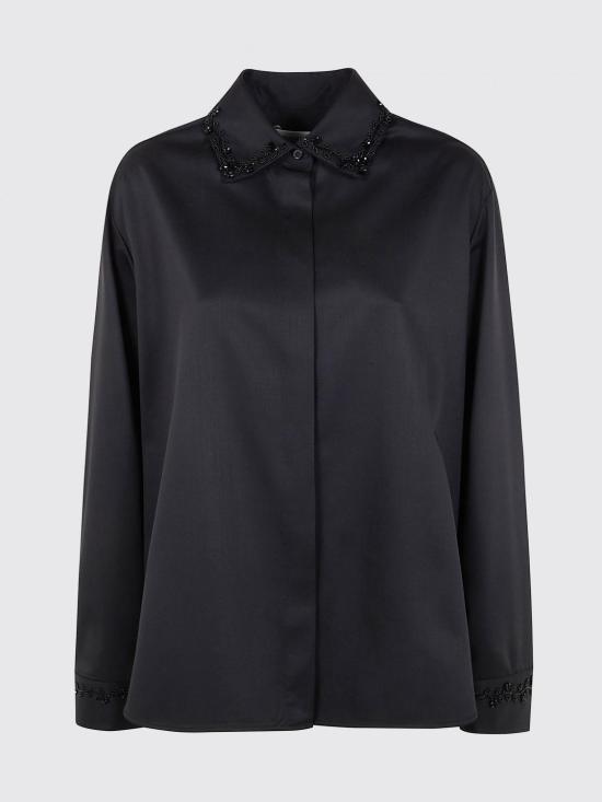 26SS 골든구스 블라우스 GWP02586P002314 90100 Black - GOLDEN GOOSE