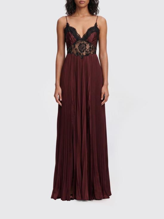 26SS 셀프 포트레이트 롱 원피스 SS26157XBR Brown
