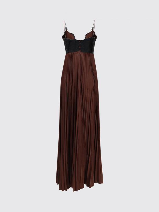 26SS 셀프 포트레이트 롱 원피스 SS26157XBR Brown - SELF PORTRAIT