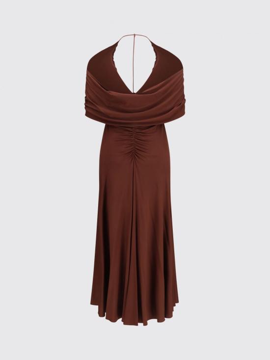 26SS 셀프 포트레이트 롱 원피스 SS26161MBR Brown - SELF PORTRAIT