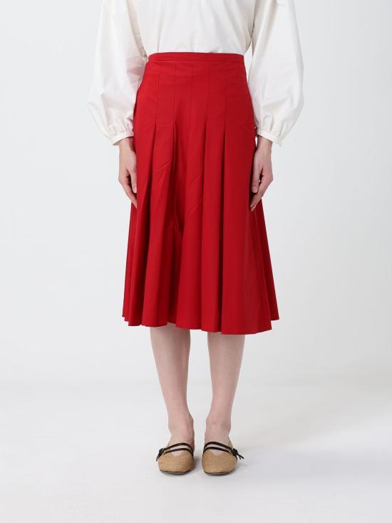 26SS 막스마라 스튜디오 미디 스커트 2616101021600 003 Red