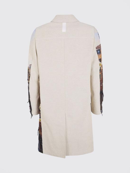 26SS 와타나베 준야 코트 WQC006 BEIGE BLACK LIGHT BLUE Nude - JUNYA WATANABE