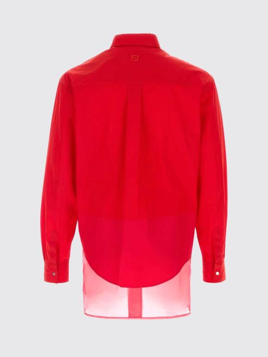 26SS 펜디 긴팔 셔츠 FS1361AYXC F0QYE Red - FENDI