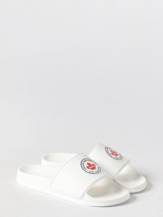 26SS [키즈] 디스퀘어드2 플립플랍 82794 2 White - DSQUARED2