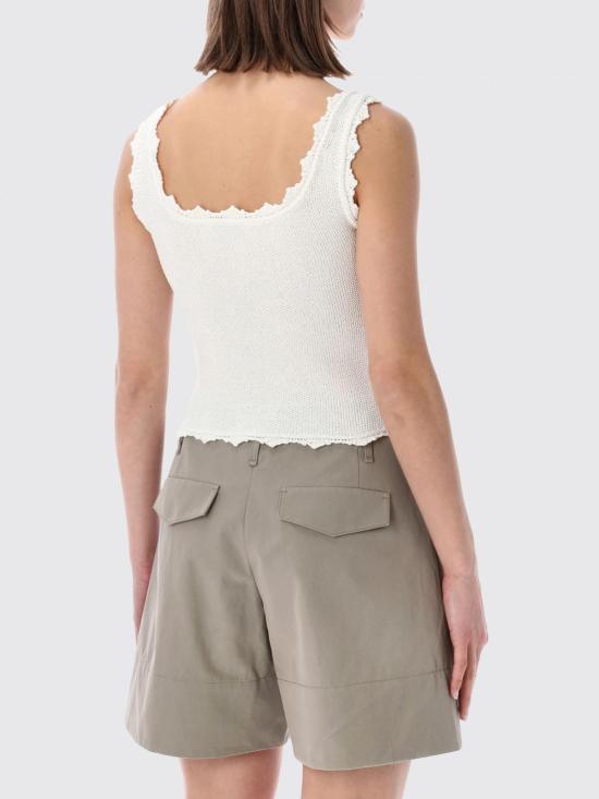 26SS 로우클래식 민소매 티셔츠 LCPS26TO01164 0053 White - LOW CLASSIC