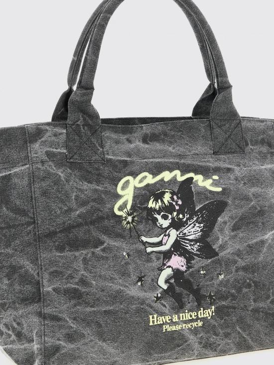 26SS 가니 토트백 B2110088 150 Black - GANNI