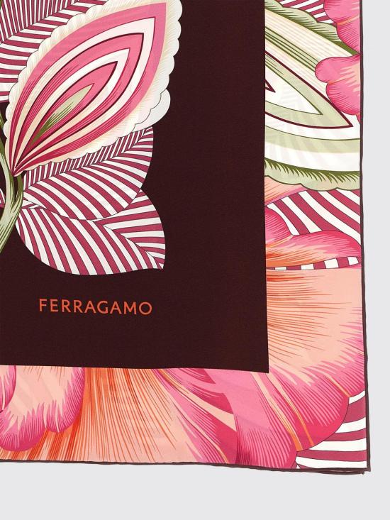 26SS 살바토레 페라가모 머플러/스카프 789960 BORDEAUXFUXIA Multicolor - SALVATORE FERRAGAMO