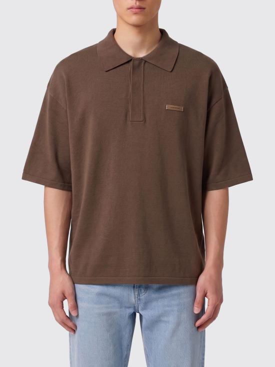26SS 엔타이어 스튜디오 폴로 티셔츠 ESSS26PO03012 2096 Brown