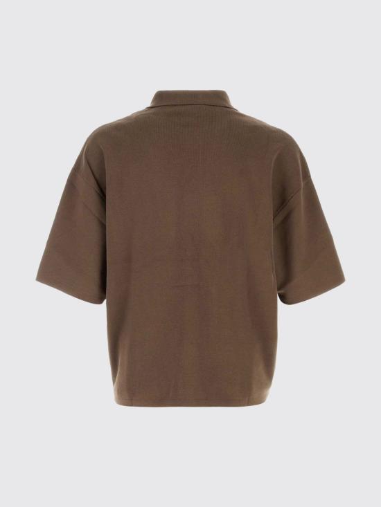 26SS 엔타이어 스튜디오 폴로 티셔츠 ESSS26PO03012 2096 Brown - ENTIRE STUDIOS